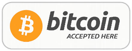 Aceptamos Bitcoin como pago / Bitcoin Accepted Here